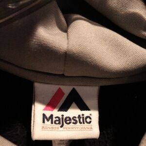 Majestic Navy NEW YORK YANKEES Sweatshirt w kangaroo pocket Size Medium (10/12)